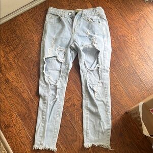Top Trends Distressed Mom Jeans